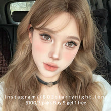 將圖片載入圖庫檢視器 現貨 沙漠丁香🤎 Tina 啡色 brown 14.00mm 半年拋 (兩片裝) 🎀可預訂請撳度數選項中最下🎀 ✨$100/3對✨