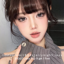 將圖片載入圖庫檢視器 現貨 焦糖漫畫灰🩶 Ovo 灰色 gray 14.20mm 半年拋 (兩片裝) 🎀可預訂請撳度數選項中最下🎀 ✨$100/3對✨