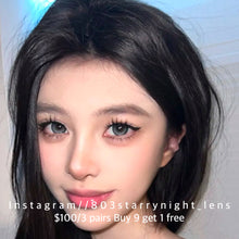 將圖片載入圖庫檢視器 現貨 露露黑松🩶 afqueen 灰色 gray 14.50mm 年拋 (兩片裝) 🎀可預訂請撳度數選項中最下🎀 ✨$100/3對✨