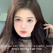 將圖片載入圖庫檢視器 現貨 椰子氣泡水 af Queen 灰色 gray 14.50mm 年拋 (兩片裝) 🎀可預訂請撳度數選項中最下🎀 ✨$100/3對✨