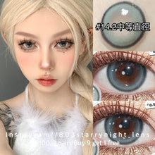 將圖片載入圖庫檢視器 現貨 薄荷種子💚 Tina 灰色 gray 14.20mm 半年拋 (兩片裝) 🎀可預訂請撳度數選項中最下🎀 ✨$100/3對✨