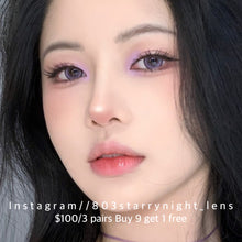 將圖片載入圖庫檢視器 新品預訂✨ 葡萄香芋🍇 The starlens 紫色 Purple 14.50mm 半年拋 (兩片裝) 🎀可預訂請撳度數選項中最下🎀 ✨$100/3對✨