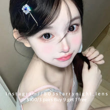 將圖片載入圖庫檢視器 現貨  莫奈黑咖🖤  af  黑色 black 14.50mm 年拋 (兩片裝) 🎀可預訂請撳度數選項中最下🎀 ✨$100/3對✨