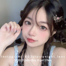 將圖片載入圖庫檢視器 現貨 花椒奶糕🤎 Clamido啡色 brown 14.50mm 年拋 (兩片裝)🎀可預訂請撳度數選項中最下🎀 ✨$100/3對✨