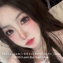 將圖片載入圖庫檢視器 現貨 葡萄露🍇  af 紫色 purple 14.50mm 年拋 (兩片裝) 🎀可預訂請撳度數選項中最下🎀 ✨$100/3對✨