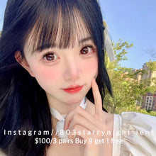 將圖片載入圖庫檢視器 現貨 梅子氣泡水🥤🤎 af queen 啡色 brown 14.50mm 年拋 (兩片裝) 🎀可預訂請撳度數選項中最下🎀 ✨$100/3對✨