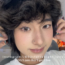 將圖片載入圖庫檢視器 現貨 沙漠丁香🤎 Tina 啡色 brown 14.00mm 半年拋 (兩片裝) 🎀可預訂請撳度數選項中最下🎀 ✨$100/3對✨