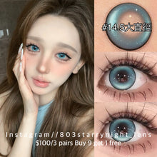 將圖片載入圖庫檢視器 現貨 爆改人魚🩵  Tina 藍色 blue 14.50mm 半年拋 (兩片裝) 🎀可預訂請撳度數選項中最下🎀 ✨$100/3對✨