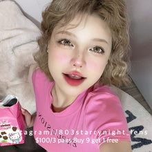 將圖片載入圖庫檢視器 現貨 舊金山日記💛 clamido 啡色 brown 14.20mm 年拋 (兩片裝) 🎀可預訂請撳度數選項中最下🎀 ✨$100/3對✨