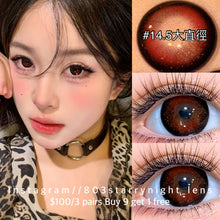將圖片載入圖庫檢視器 新品預訂✨ 電子玉兔❤️ the starlens 紅色 red 14.50mm 半年拋 (兩片裝) 🎀可預訂請撳度數選項中最下🎀 ✨$100/3對✨