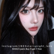 將圖片載入圖庫檢視器 新品預訂✨ 胡椒小狗🐶🩶 thestarlens 灰色 gray 14.50mm 半年拋 (兩片裝) 🎀可預訂請撳度數選項中最下🎀 ✨$100/3對✨