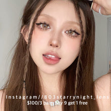 將圖片載入圖庫檢視器 新品預訂✨撒旦金棕🤎💛 Tina 棕色 brown 14.20mm 半年拋 (兩片裝) 🎀可預訂請撳度數選項中最下🎀 ✨$100/3對✨