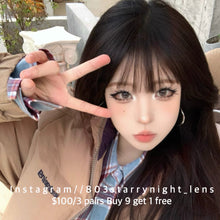 將圖片載入圖庫檢視器 現貨 快樂修狗🤎 Tina啡色 brown 14.20mm 半年拋 (兩片裝) 🎀可預訂請撳度數選項中最下🎀 ✨$100/3對✨