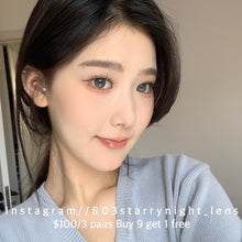 將圖片載入圖庫檢視器 現貨 金魚姬灰 tina 藍色 灰色 gray blue 14.20mm 半年拋 (兩片裝) 🎀可預訂請撳度數選項中最下🎀 ✨$100/3對✨