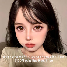 將圖片載入圖庫檢視器 現貨 梅子氣泡水🥤🤎 af queen 啡色 brown 14.50mm 年拋 (兩片裝) 🎀可預訂請撳度數選項中最下🎀 ✨$100/3對✨