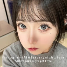 將圖片載入圖庫檢視器 現貨 露露黑松🩶 afqueen 灰色 gray 14.50mm 年拋 (兩片裝) 🎀可預訂請撳度數選項中最下🎀 ✨$100/3對✨