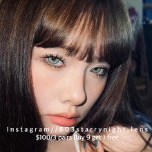 將圖片載入圖庫檢視器 現貨 金龍魚綠💚 Tina 綠色 green 14.50mm 半年拋 (兩片裝) 🎀可預訂請撳度數選項中最下🎀 ✨$100/3對✨