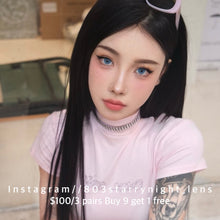 將圖片載入圖庫檢視器 現貨 路西法藍🩵 ovo藍色 blue 14.20mm 半年拋 (兩片裝) 🎀可預訂請撳度數選項中最下🎀 ✨$100/3對✨