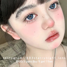 將圖片載入圖庫檢視器 現貨 超大芭比藍莓🫐 af queen 藍色 blue 14.50mm 年拋 (兩片裝) 🎀可預訂請撳度數選項中最下🎀 ✨$100/3對✨