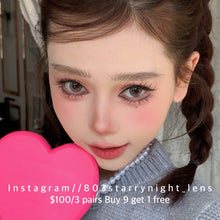 將圖片載入圖庫檢視器 現貨 檸檬海灘🏖️ thestarlens 啡色 brown 14.50mm 半年拋 (兩片裝) 🎀可預訂請撳度數選項中最下🎀 ✨$100/3對✨
