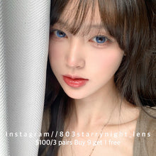 將圖片載入圖庫檢視器 新品預訂✨霓虹幽紫藍💙 Tina 藍色 blue 14.20mm 半年拋 (兩片裝) 🎀可預訂請撳度數選項中最下🎀 ✨$100/3對✨