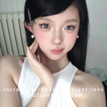 將圖片載入圖庫檢視器 現貨  銀色山泉 ovo 灰色 gray 14.20mm 半年拋 (兩片裝) 🎀可預訂請撳度數選項中最下🎀 ✨$100/3對✨