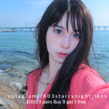 將圖片載入圖庫檢視器 現貨 奇亞種子🩶 Tina 灰色 gray 14.20mm 半年拋 (兩片裝) 🎀可預訂請撳度數選項中最下🎀 ✨$100/3對✨