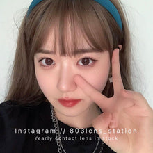 將圖片載入圖庫檢視器 新品預訂🫧 旺仔粉棕 巧克力色 ovo  brown 14.0mm 日拋 (一盒五對)