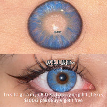 將圖片載入圖庫檢視器 現貨 AI冰美人💙 Tina 藍色 blue 14.20mm 半年拋 (兩片裝) 🎀可預訂請撳度數選項中最下🎀 ✨$100/3對✨