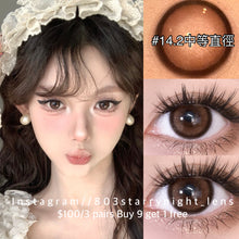 將圖片載入圖庫檢視器 新品預訂✨ 奶甜咖🤎 thestarlens 棕色 brown 14.20mm 半年拋 (兩片裝) 🎀可預訂請撳度數選項中最下🎀 ✨$100/3對✨