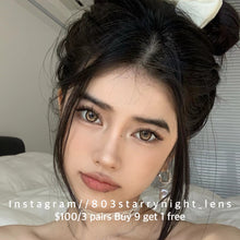 將圖片載入圖庫檢視器 新品預訂✨花園宇宙🤎 xiyou啡色 brown 14.50mm 年拋 (兩片裝) 🎀可預訂請撳度數選項中最下🎀 ✨$100/3對✨