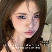 將圖片載入圖庫檢視器 現貨 那藍花園💙 afqueen 藍色 blue 14.50mm 年拋 (兩片裝) 🎀可預訂請撳度數選項中最下🎀 ✨$100/3對✨