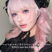 將圖片載入圖庫檢視器 現貨 香凝蝶翅🦋 af 紫色 藍色 blue Purple 14.50mm 年拋(兩片裝)🎀可預訂請撳度數選項中最下🎀 ✨$100/3對✨