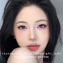 將圖片載入圖庫檢視器 新品預訂✨ 葡萄香芋🍇 The starlens 紫色 Purple 14.50mm 半年拋 (兩片裝) 🎀可預訂請撳度數選項中最下🎀 ✨$100/3對✨