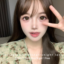 將圖片載入圖庫檢視器 現貨 莫奈蜜咖🤎 af 啡色 brown 14.50mm 年拋 (兩片裝) 🎀可預訂請撳度數選項中最下🎀 ✨$100/3對✨