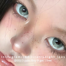 將圖片載入圖庫檢視器 現貨 萊琳青灰💚 ovo 綠色green 14.20mm 半年拋 (兩片裝) 🎀可預訂請撳度數選項中最下🎀 ✨$100/3對✨