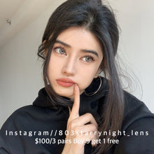 將圖片載入圖庫檢視器 現貨 厭世多巴胺🤎clamido 啡色 brown 14.20mm 年拋 (兩片裝) 🎀可預訂請撳度數選項中最下🎀 ✨$100/3對✨