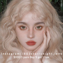 將圖片載入圖庫檢視器 現貨 暗夜森林 ovolook 綠色 green 14.20mm 半年拋 (兩片裝) 🎀可預訂請撳度數選項中最下🎀 ✨$100/3對✨