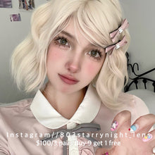 將圖片載入圖庫檢視器 現貨 舊金山日記💛 clamido 啡色 brown 14.20mm 年拋 (兩片裝) 🎀可預訂請撳度數選項中最下🎀 ✨$100/3對✨