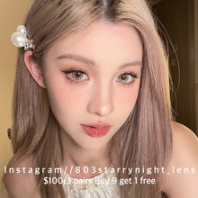 將圖片載入圖庫檢視器 現貨 未來世界🩶🩷 xiyou 粉紅色 灰色 gray pink 14.20mm 年拋 (兩片裝) 🎀可預訂請撳度數選項中最下🎀 ✨$100/3對✨