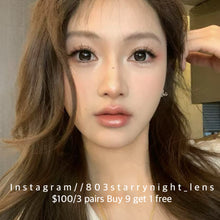 將圖片載入圖庫檢視器 現貨哭哭包🩶 Tina 黑色 灰色 gray black 14.50mm 半年拋 (兩片裝) 🎀可預訂請撳度數選項中最下🎀 ✨$100/3對✨