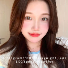 將圖片載入圖庫檢視器 現貨 可可豆🤎 Tina 啡色 brown 14.20mm 半年拋 (兩片裝) 🎀可預訂請撳度數選項中最下🎀 ✨$100/3對✨