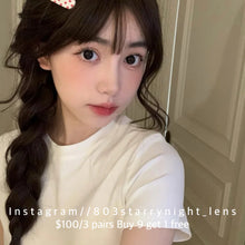 將圖片載入圖庫檢視器 新品預訂✨ 冷萃黑🖤 thestarlens 黑色 black 14.20mm 半年拋 (兩片裝) 🎀可預訂請撳度數選項中最下🎀 ✨$100/3對✨