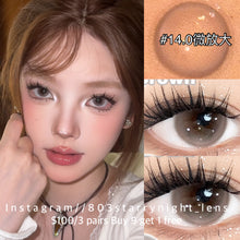 將圖片載入圖庫檢視器 現貨 慵懶星雲☁️  thestarlens 灰色 gray 14.0 mm 半年拋(兩片裝)🎀可預訂請撳度數選項中最下🎀  ✨$100/3對✨