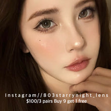 將圖片載入圖庫檢視器 現貨 冰川行客🤎 afqueen 啡色 brown 14.50mm 年拋 (兩片裝) 🎀可預訂請撳度數選項中最下🎀 ✨$100/3對✨