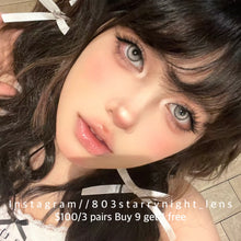 將圖片載入圖庫檢視器 新品預訂✨ 美洲女友🩶 af 灰色 gray 14.50mm 年拋 (兩片裝) 🎀可預訂請撳度數選項中最下🎀 ✨$100/3對✨