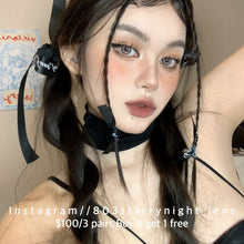 將圖片載入圖庫檢視器 現貨 厭世多巴胺🤎clamido 啡色 brown 14.20mm 年拋 (兩片裝) 🎀可預訂請撳度數選項中最下🎀 ✨$100/3對✨