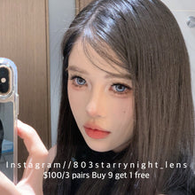 將圖片載入圖庫檢視器 現貨 海巫婆🩵 af Queen 藍色 blue 14.00mm 年拋 (兩片裝) 🎀可預訂請撳度數選項中最下🎀 ✨$100/3對✨