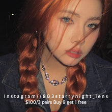 將圖片載入圖庫檢視器 現貨 路西法藍🩵 ovo藍色 blue 14.20mm 半年拋 (兩片裝) 🎀可預訂請撳度數選項中最下🎀 ✨$100/3對✨