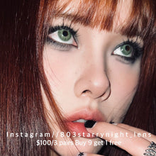 將圖片載入圖庫檢視器 現貨 美杜莎綠💚 ovo 綠色 green 14.20mm 半年拋 (兩片裝) 🎀可預訂請撳度數選項中最下🎀 ✨$100/3對✨